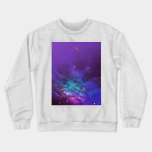 Purple Space Patrol Crewneck Sweatshirt